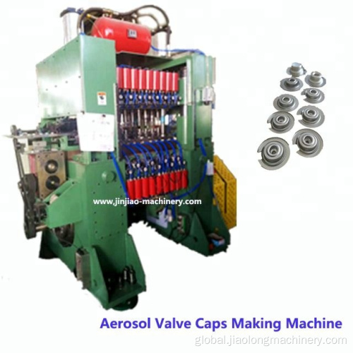 Auto Aerosol Cone & Dome Making Machine Line 2018 newest Cassette Gas tin can top lids making machine production line Supplier